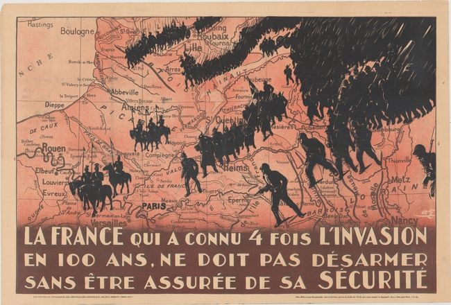 "La France qui a Connu 4 Fois l'Invasion en 100 Ans, ne doit pas Desarmer sans Etre Assuree de sa Securite"