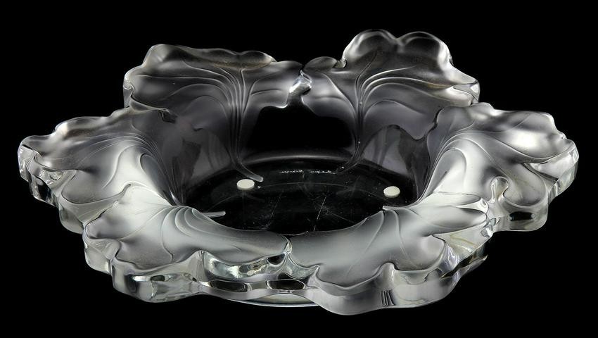 Lalique Vintage "Capucines" Glass Bowl