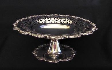 Large table centerpiece, pie plate - .800 silver - Alexander Sturm - Austria - First half 20th century
