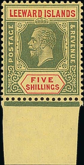 Leeward Islands 1921-32 Script set to £1, three largely complete sets of twenty-two (each miss...