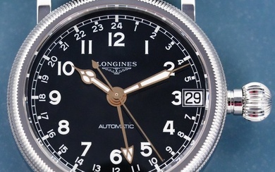 Longines - Heritage Avigation GMT Oversize Crown 24 Hours - L2.778.4 - Men - 2011-present