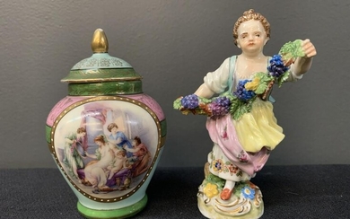 Lot Of 2 French Porcelain Pieces