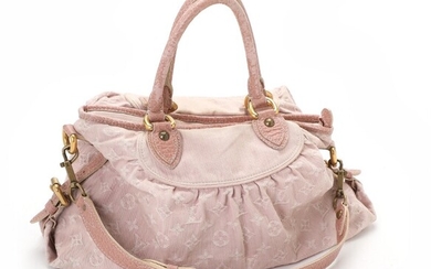 NOT SOLD. Louis Vuitton: A "Neo Cabby" bag made of pink monogram canvas with pink...