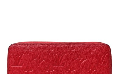 Louis Vuitton Empreinte Zippy Wallet Cherry