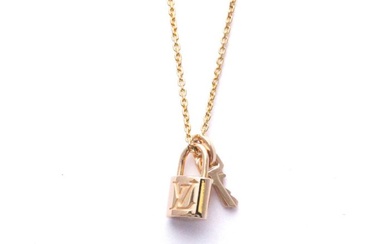 Louis Vuitton - Necklace with pendant Pink gold