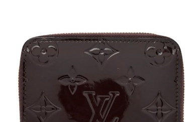 Louis Vuitton Vernis Zippy Coin Purse Wallet Amarante