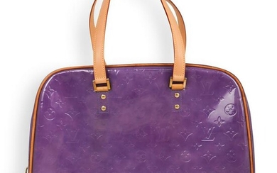 Louis Vuitton Violette Monogram Vernis Sutton Bag