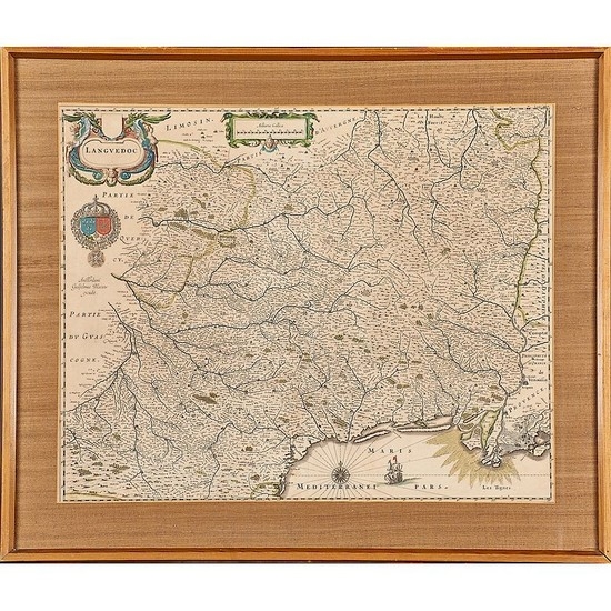 MAP OF LANGUEDOC
