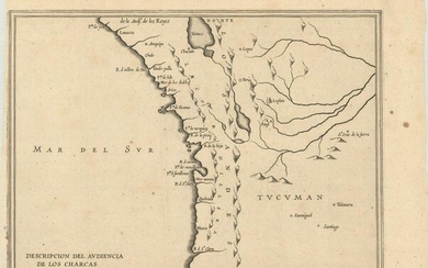 MAP, West. South America, Herrera y Tordesillas