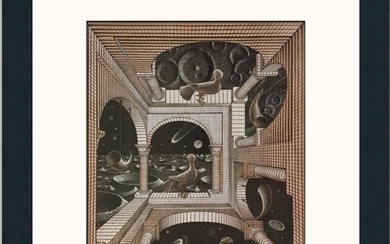 M.C. Escher Other Worlds Custom Framed Print