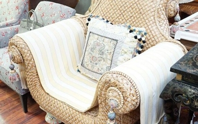 Mackenzie Childs Lounge Chair