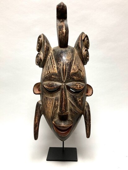 Mask - Wood - Ligbi / Kulango - Ivory Coast - 45 cm