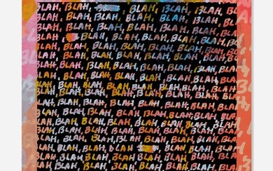 Mel Bochner, Blah, Blah, Blah (+ Background Noise)