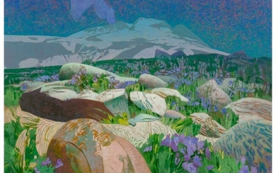 Michael Ferguson (b. 1958) Purple Flowers, 1997