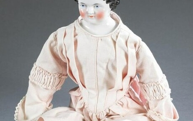 Mid 19th Century china head doll.