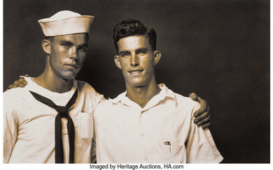 Mike Disfarmer (1884-1959), Untitled (Sailor and Brother) (circa 1943)