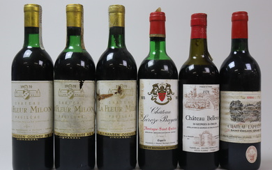 Mixed lot Bordeaux 1970-1984