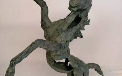 Modern horse - giant size - Contemporary - Patinated bronze - recent