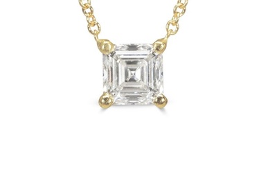Necklace Yellow gold Diamond (Natural)