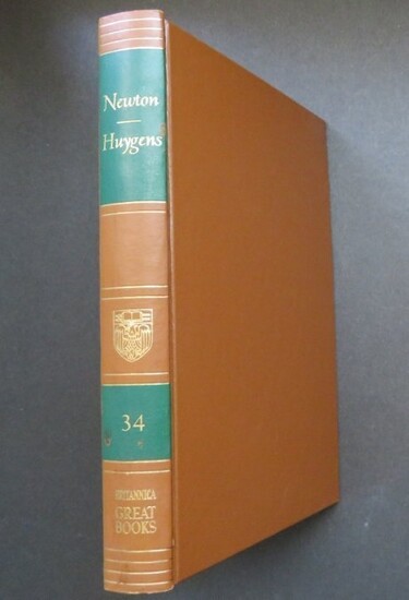 Newton, Natural Philosophy, Optics, Christiaan Huygens, Light 1952