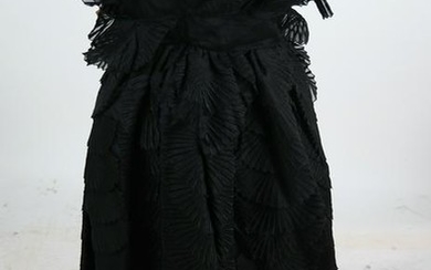 Nina RICCI Black Taffeta Dress