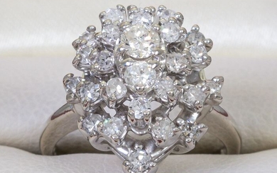 No Reserve - DiamondsNL - 14 kt. Gold - Ring - 0.92 ct Diamond