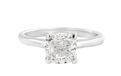 No Reserve Price - Ring - 14 kt. White gold - 2.01 tw. Diamond (Natural)