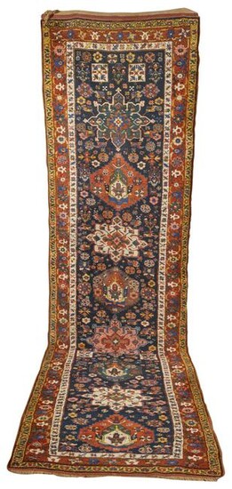 North West Persian Runner, ca. 1900; 12 ft. 8 in. x 3