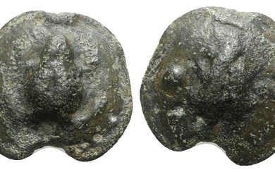 Northern Apulia, Luceria, c. 217-212 BC. Cast Æ Uncia (20mm,...
