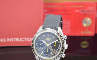 OMEGA chronograph Speedmaster Racing reference 326.32.40.50.06.001, self winding, stainless steel...