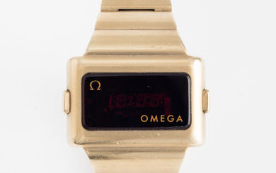 Omega, Time Computer II, wristwatch, 40.5 x 26 (54) mm
