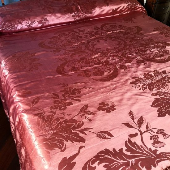 Original San Leucio - Bedspread - Baroque - 100% silk - Early 20th century