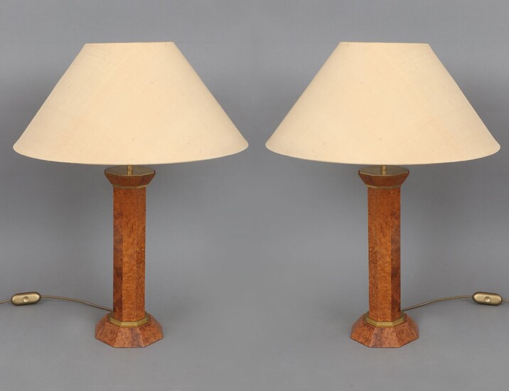 Paar Tischlampen der 1990er Jahre