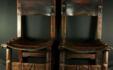 Pair Of Leather Chairs
