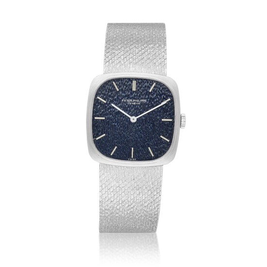 Patek Philippe Ellipse, Reference 3566 | A white gold bracelet watch, Circa 1965 | 百達翡麗 | Ellipse 型號3566 | 白金鏈帶腕錶，約1965年製