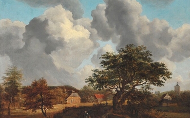Patrick Nasmyth Édimbourg 1787 - 1831 Lamberth Paysage Huile sur toile 55 x 66 cm...