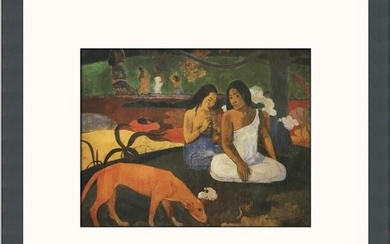 Paul Gauguin Pastime Custom Framed Print