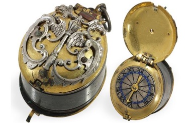 Pendant watch: museum-quality Renaissance pendant watch with additional sundial, attributed to Jacob