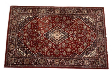 Persian Dergazine Wool Carpet, W 3' 11'' L 6' 2''
