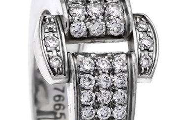 Piaget Brillant-Ring WG 750/000 with 66 brilliants, total...
