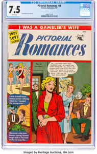 Pictorial Romances #14 (St. John, 1952) CGC VF-...