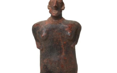 Pre-Columbian Jalisco Pottery Figure of a Kneeling