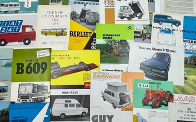 Quantity of Commercial Vehicle Sales Brochures Offered without reserve
