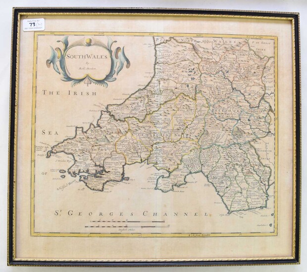 ROBERT MORDEN, County maps circa 1695