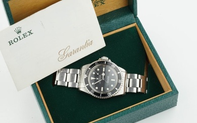 ROLEX OYSTER PERPETUAL SUBMARINER METERS FIRST DIAL 7206 RIVETED BRACELET W/ BOX & PAPERS REF. 5513