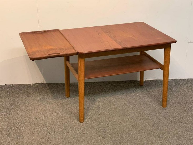 Rare Hans Wegner Occasional Table With Tray