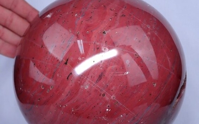 Rare Red Jasper Sphere - 160×160×160 mm - 7169 g