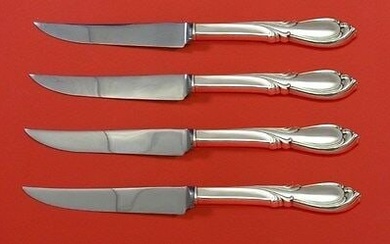 Rhapsody New by International Sterling Silver Steak Knife Set 4pc HHWS Custom