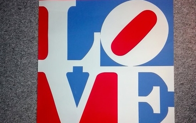 Robert Indiana, after: Exhibition poster for Dokumenta, Louisiana in 1972. Lithograph in colours. 85×62 cm.