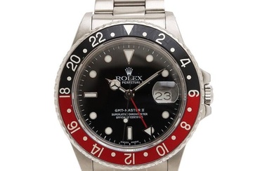 Rolex GMT Master 2 16760 Red and Black Bezel Mens Watch Pre-Owned